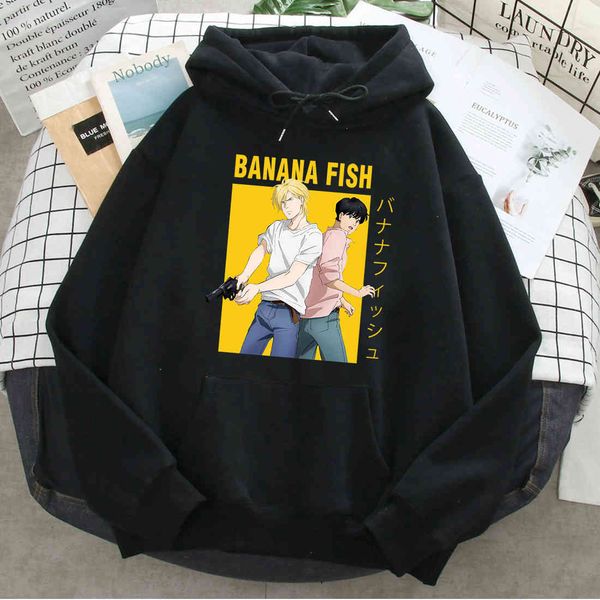 banana fish animation print hoodie men's wool harajuku retro sweatshirt hip hop long sve street clothing hoodie pocket, Black
banana fish animation print hoodie men's wool harajuku retro sweatshirt hip hop long sve street clothing hoodie pocket, Black