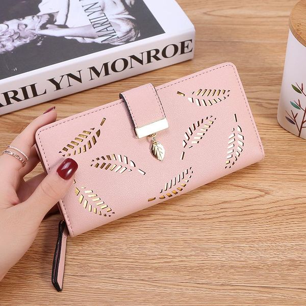 wallets women's long leaf wallet and purse cute buckle coin multifunctional designer women money clip, Red;black
wallets women's long leaf wallet and purse cute buckle coin multifunctional designer women money clip, Red;black