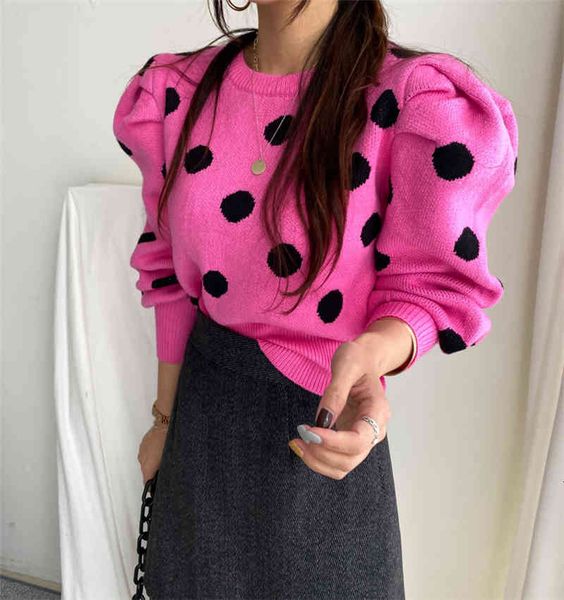 women's sweaters colorfaith y2k women autumn winter knitted vintage fashionable pullovers elegant puff sleeve dot short sw3721 ltbn, White;black
women's sweaters colorfaith y2k women autumn winter knitted vintage fashionable pullovers elegant puff sleeve dot short sw3721 ltbn, White;black