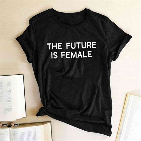 the future is print feminists women harajuku aesthetics summer casual camisetas mujer manga corta, White
the future is print feminists women harajuku aesthetics summer casual camisetas mujer manga corta, White