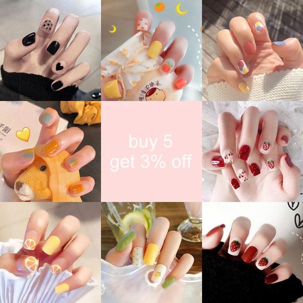 false nails 24pcs summer fake waterproof and durable diy press on nail art detachable manicure head wear, Red;gold
false nails 24pcs summer fake waterproof and durable diy press on nail art detachable manicure head wear, Red;gold