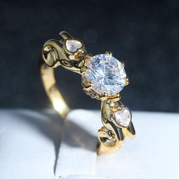 cluster rings vintage simple heart stone engagement wedding finger for women gold love ring eternity band cz jewelry anillos mujer, Golden;silver
cluster rings vintage simple heart stone engagement wedding finger for women gold love ring eternity band cz jewelry anillos mujer, Golden;silver