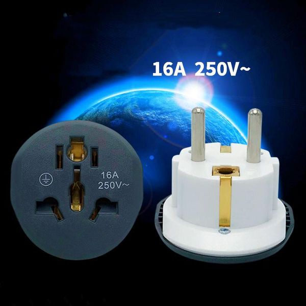 smart power plugs eu travel adapter plug universal 16a 250v converter 2 round socket au us uk cn to ac wall
smart power plugs eu travel adapter plug universal 16a 250v converter 2 round socket au us uk cn to ac wall
