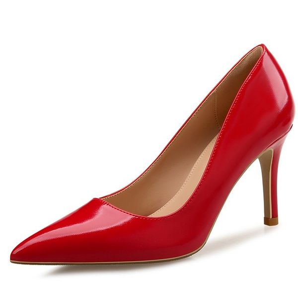 sandals 2021 design shoes women pumps patent leather pointed toe 6cm/8cm/10cm thin high heels party ladies dress y0007 vlpd, Black
sandals 2021 design shoes women pumps patent leather pointed toe 6cm/8cm/10cm thin high heels party ladies dress y0007 vlpd, Black