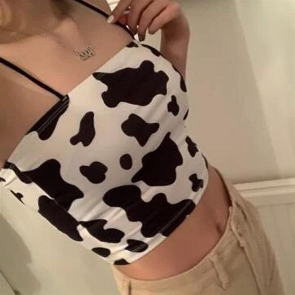women's tanks & camis 2021 elastic navel-leaking short condole fashion cow printed vest dldd676, White
women's tanks & camis 2021 elastic navel-leaking short condole fashion cow printed vest dldd676, White