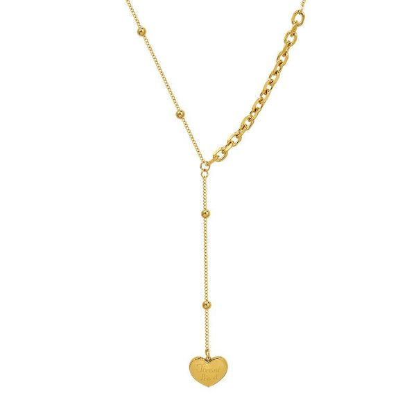 pendant necklaces simple gold color heart 2021 luxury designs 316l stainless steel tassel for women jewelry men christmas gift, Silver
pendant necklaces simple gold color heart 2021 luxury designs 316l stainless steel tassel for women jewelry men christmas gift, Silver