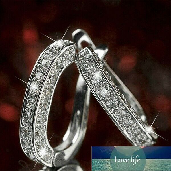 huitan 3 color available delicate hoop earrings for women micro paved cz zircon stone wedding party daily wear classic jewelry, Golden;silver
huitan 3 color available delicate hoop earrings for women micro paved cz zircon stone wedding party daily wear classic jewelry, Golden;silver
