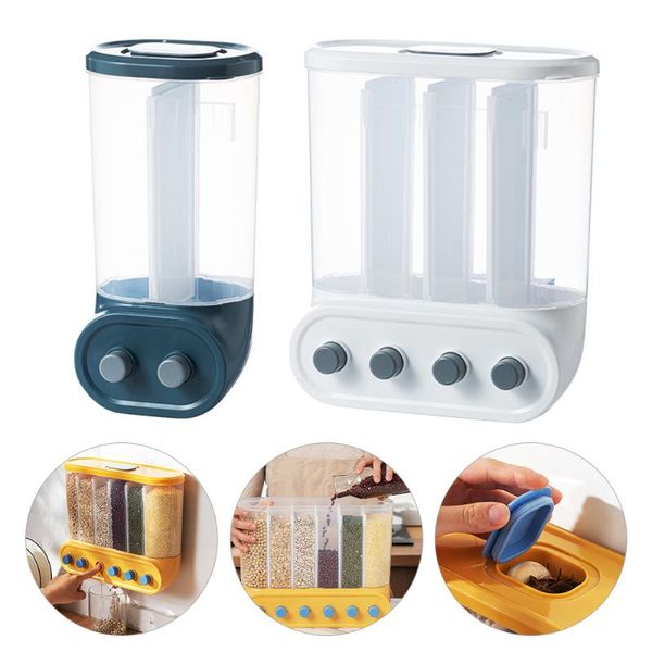 storage bottles & jars wall mounted multigrain tank cereals dispenser kitchen food container home for bulk rice box
storage bottles & jars wall mounted multigrain tank cereals dispenser kitchen food container home for bulk rice box