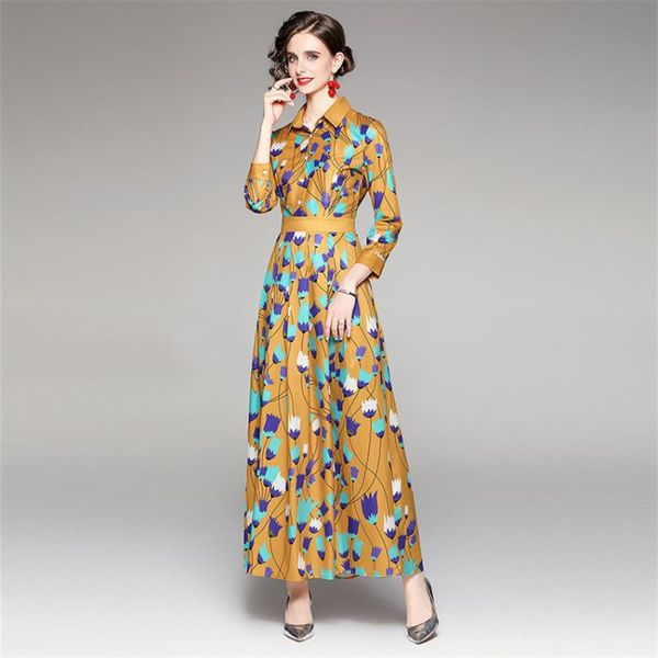 casual dresses european style holiday maxi dres women long sleeve single breasted shirt dress autumn vintage party vestidos, Black;gray
casual dresses european style holiday maxi dres women long sleeve single breasted shirt dress autumn vintage party vestidos, Black;gray