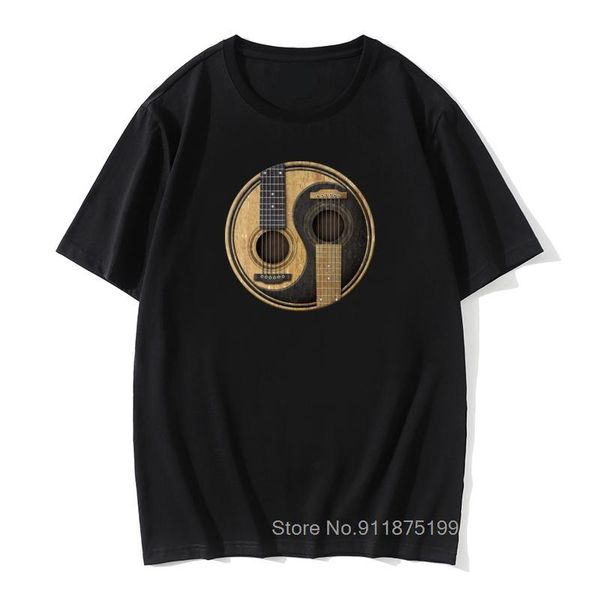 men's t-shirts 100% cotton men t-shirt unique & tees summer/fall short sleeve vintage old worn guitars print yin yang art design, White;black
men's t-shirts 100% cotton men t-shirt unique & tees summer/fall short sleeve vintage old worn guitars print yin yang art design, White;black