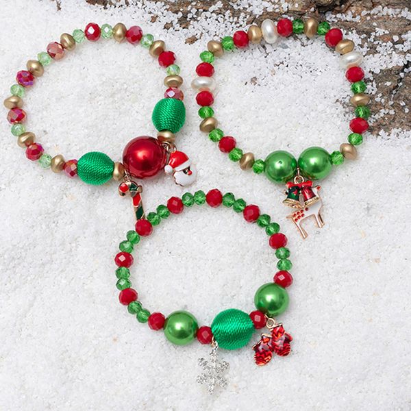 colorful crystal beads christmas charm braided chain bracelet for women men snowflake stanta xmas adjustable friendship bracelets happy new, Black
colorful crystal beads christmas charm braided chain bracelet for women men snowflake stanta xmas adjustable friendship bracelets happy new, Black