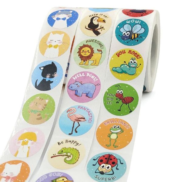 gift wrap 500pc/roll teacher reward self-adhesive sticker kid children kindergarten school encouragement student game toy stationery label
gift wrap 500pc/roll teacher reward self-adhesive sticker kid children kindergarten school encouragement student game toy stationery label