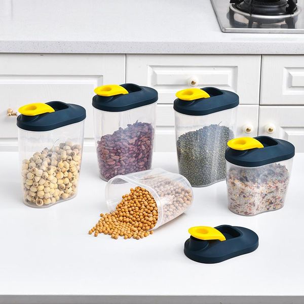 1000/1500ml storage container plastic kitchen refrigerator noodle box multigrain tank transparent sealed bottles & jars
1000/1500ml storage container plastic kitchen refrigerator noodle box multigrain tank transparent sealed bottles & jars