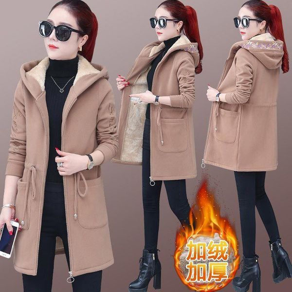 women's hoodies & sweatshirts plus size lamb plush coat fall winter famale jacket women hoodie thick velvet hooded bulk items wholesal, Black
women's hoodies & sweatshirts plus size lamb plush coat fall winter famale jacket women hoodie thick velvet hooded bulk items wholesal, Black