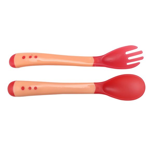 new small toddlers utensils plastic baby spoons forks set infant feeding tool heat sensitive kids tableware
new small toddlers utensils plastic baby spoons forks set infant feeding tool heat sensitive kids tableware