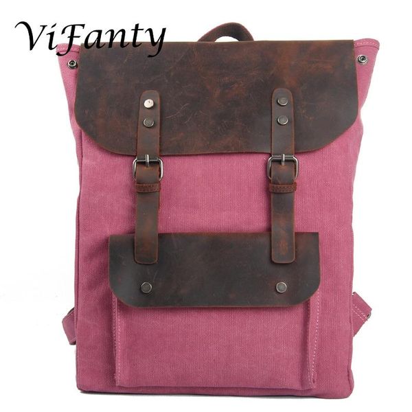 backpack leather for men canvas vintage rucksack fit 15.6" lapbooks school travel bag
backpack leather for men canvas vintage rucksack fit 15.6" lapbooks school travel bag