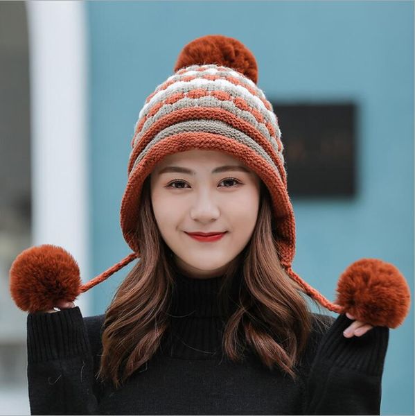 winter female sweet and cute student ear knitted hats caps gszm010a fashion simple thick warm woolen cap, Blue;gray
winter female sweet and cute student ear knitted hats caps gszm010a fashion simple thick warm woolen cap, Blue;gray