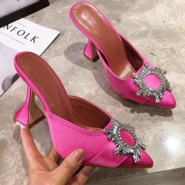 dress shoes 2021 rose red women pumps silk satin pointed toe rhinestone crystal high heels woman wedding slip on cup heeled mules 41, Black
dress shoes 2021 rose red women pumps silk satin pointed toe rhinestone crystal high heels woman wedding slip on cup heeled mules 41, Black