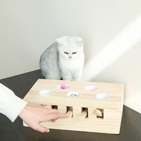 cat toys hunt toy unique chase mouse solid wooden interactive maze pet hit hamster with 3/5-hole hole catch bite funny
cat toys hunt toy unique chase mouse solid wooden interactive maze pet hit hamster with 3/5-hole hole catch bite funny
