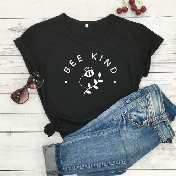 women's t-shirt 100% pure cotton t shirt bee kind letter flower print women short sleeve o neck loose tshirt 2021 summer causal tee, White
women's t-shirt 100% pure cotton t shirt bee kind letter flower print women short sleeve o neck loose tshirt 2021 summer causal tee, White