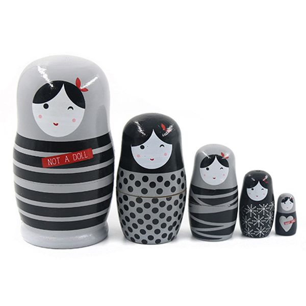 5pcs girls wooden russian matryoshka dolls nesting kids toy handmade art crafts nesting dolls for children christmas gifts#38
5pcs girls wooden russian matryoshka dolls nesting kids toy handmade art crafts nesting dolls for children christmas gifts#38