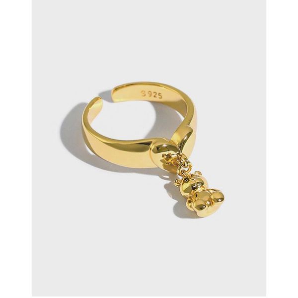 cluster rings apan exaggeration s925 sterling silver multi-dimensional cute cartoon mini bear doll open ring female joker, Golden;silver
cluster rings apan exaggeration s925 sterling silver multi-dimensional cute cartoon mini bear doll open ring female joker, Golden;silver