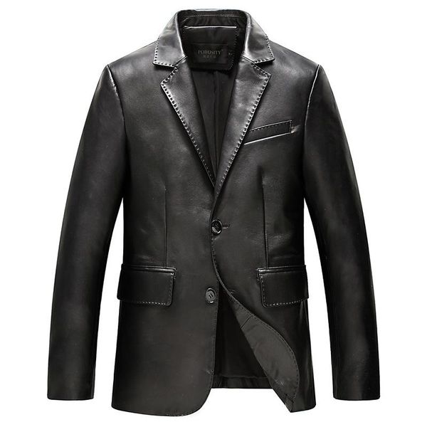 men's leather & faux autumn genuine men wear real sheepskin jacket winter thick warm coat 3xl 4xl casual loose black
men's leather & faux autumn genuine men wear real sheepskin jacket winter thick warm coat 3xl 4xl casual loose black