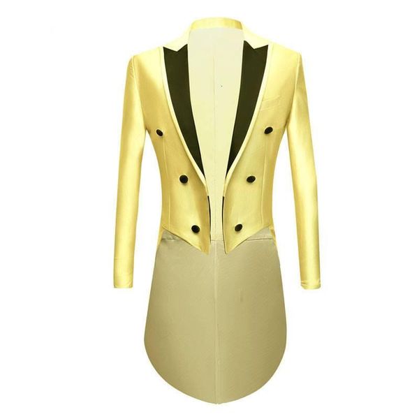 men's suits & blazers 2021 men vip blazer magician costume luxurious male yellow champagne burgundy purple white color wedding groom tu, White;black
men's suits & blazers 2021 men vip blazer magician costume luxurious male yellow champagne burgundy purple white color wedding groom tu, White;black