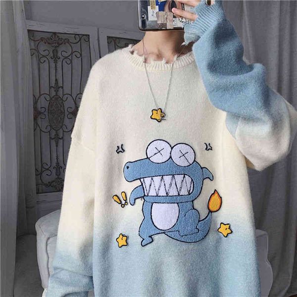 knitted sweater pullover autumn winter cartoon print clothing o-neck wool cute casual oversized sweaters men ropa de hombre, White;black
knitted sweater pullover autumn winter cartoon print clothing o-neck wool cute casual oversized sweaters men ropa de hombre, White;black