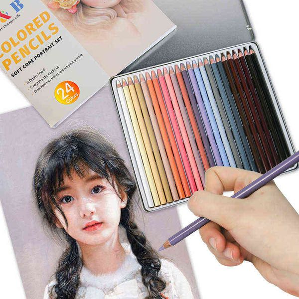pencils 24 figure painting pen hand-painted portrait color pencil oily art suppli
pencils 24 figure painting pen hand-painted portrait color pencil oily art suppli
