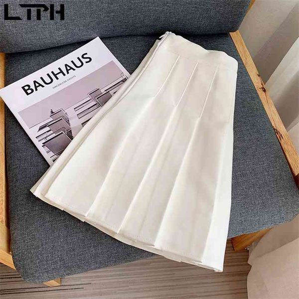 ltph autumn arrival japanese style fashion white pleated skirt anti-glare high waist solid all-match mini woman skirts 210423, Black
ltph autumn arrival japanese style fashion white pleated skirt anti-glare high waist solid all-match mini woman skirts 210423, Black