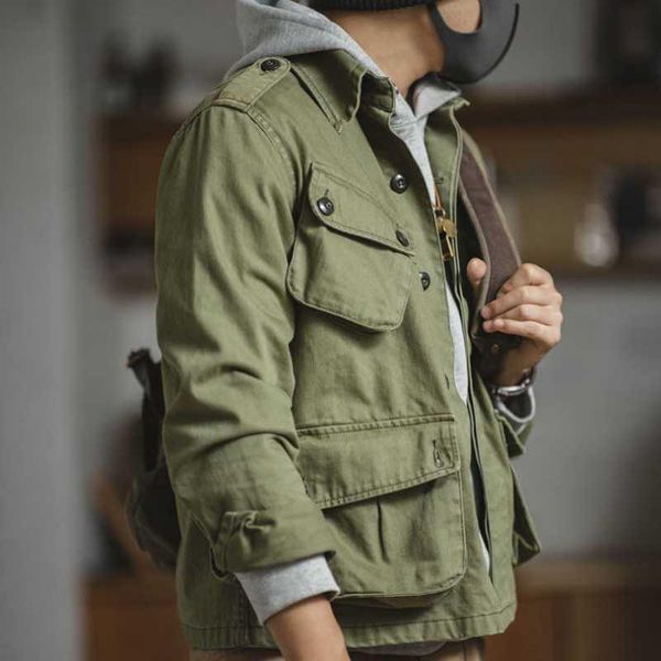 men's jackets overalls casual coat army solid color 2021 jungle jacket m42 military paratrooper suit, Black;brown
men's jackets overalls casual coat army solid color 2021 jungle jacket m42 military paratrooper suit, Black;brown