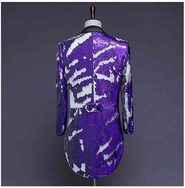 purple sequins tuxedo tailcoat blazer men glitter mens party wedding groom prom dress blazers tage singer host dance dj costumes, White;black
purple sequins tuxedo tailcoat blazer men glitter mens party wedding groom prom dress blazers tage singer host dance dj costumes, White;black