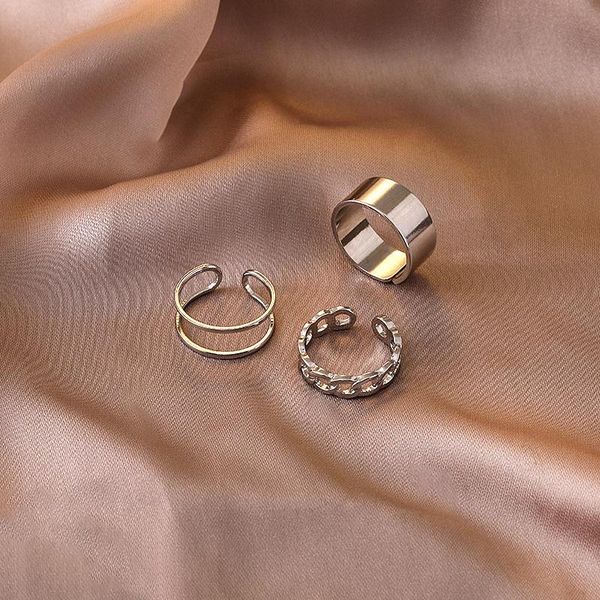 wedding rings open for women sets metal simple geometric adjustable index finger joint ring bridal engagement jewelry anel, Slivery;golden
wedding rings open for women sets metal simple geometric adjustable index finger joint ring bridal engagement jewelry anel, Slivery;golden