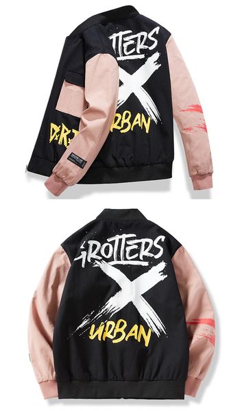 men's jackets patchwork men bomber jacket male casual slim windbreaker fashion outwear thin hooded brand coat spring autumn clothing, Black;brown
men's jackets patchwork men bomber jacket male casual slim windbreaker fashion outwear thin hooded brand coat spring autumn clothing, Black;brown