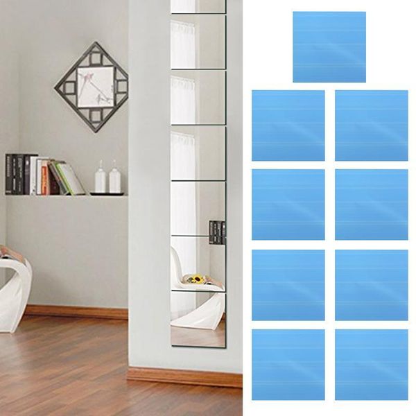 wall stickers 15*15cm 9-piece square mirror sticker diy self-adhesive home decoration mural
wall stickers 15*15cm 9-piece square mirror sticker diy self-adhesive home decoration mural