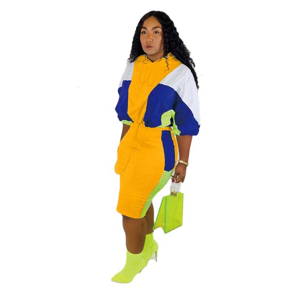 autumn winter colors spliced women casual tracksuits hooded long sleeves and skirt under knee fashion two pieces skirts outfits, Gray
autumn winter colors spliced women casual tracksuits hooded long sleeves and skirt under knee fashion two pieces skirts outfits, Gray