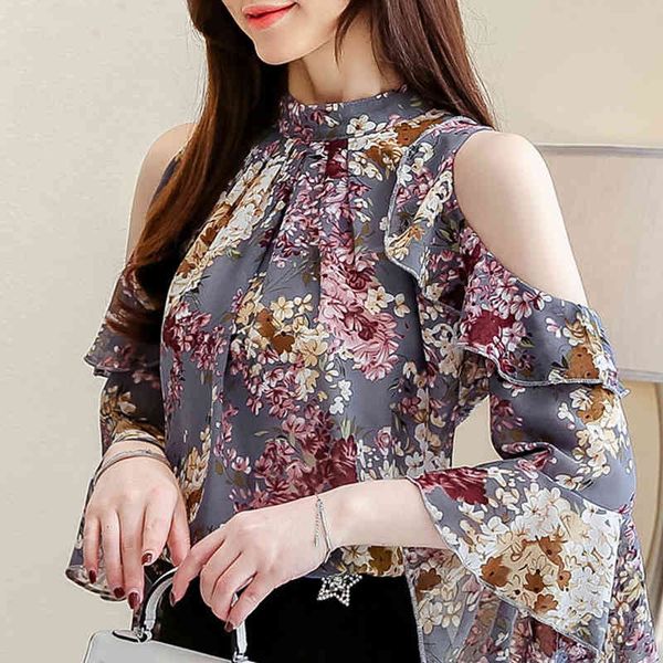 blusas mujer de moda long sleeve blouse women off shoulder ruffles print chiffon blouse shirt women clothes c548 210426, White
blusas mujer de moda long sleeve blouse women off shoulder ruffles print chiffon blouse shirt women clothes c548 210426, White