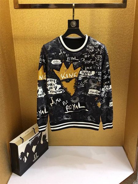 men's hoodies & sweatshirts wz0873 fashion 2021 runway luxury european design party style clothing, Black
men's hoodies & sweatshirts wz0873 fashion 2021 runway luxury european design party style clothing, Black