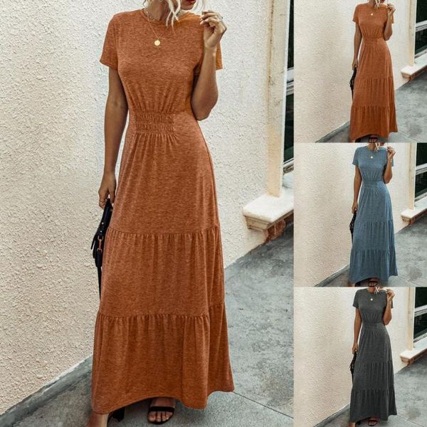 casual dresses female elegant ladies high waist pleated dress long short sleeve for shopping, Black;gray
casual dresses female elegant ladies high waist pleated dress long short sleeve for shopping, Black;gray