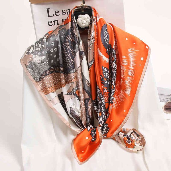 women 100% real square scarves 2021 bandana elegant print echarpe natural shawl luxury silk neck scarf foulard female, Blue;gray
women 100% real square scarves 2021 bandana elegant print echarpe natural shawl luxury silk neck scarf foulard female, Blue;gray