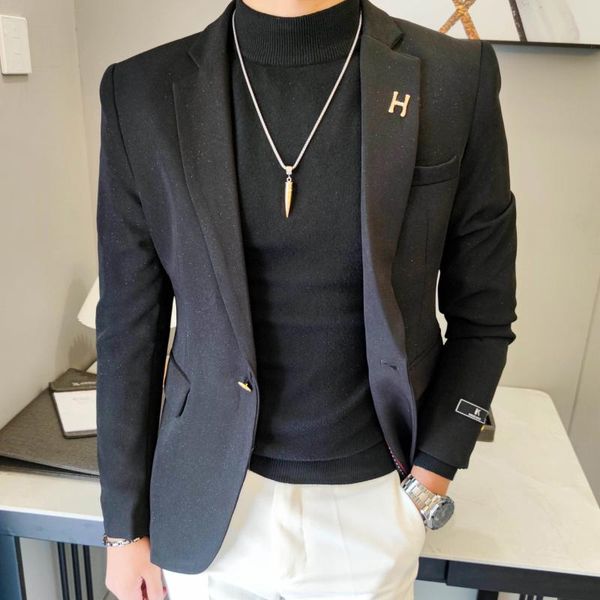 men's suits & blazers autumn black shiny blazer hombre jacket stage for singer male terno masculino night club korean style man, White;black
men's suits & blazers autumn black shiny blazer hombre jacket stage for singer male terno masculino night club korean style man, White;black