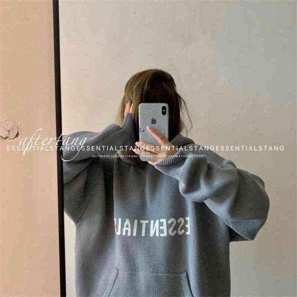 trendy ess letter printed hooded casual sweater men and women can wear trendy cotton t-shirt loose, Black
trendy ess letter printed hooded casual sweater men and women can wear trendy cotton t-shirt loose, Black