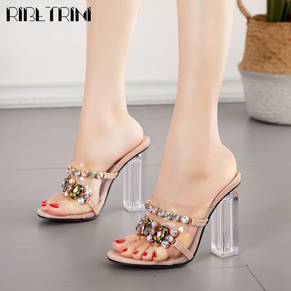sandals fashion shining rhinestone shoes sweet high clear heels dating women summer mules, Black
sandals fashion shining rhinestone shoes sweet high clear heels dating women summer mules, Black