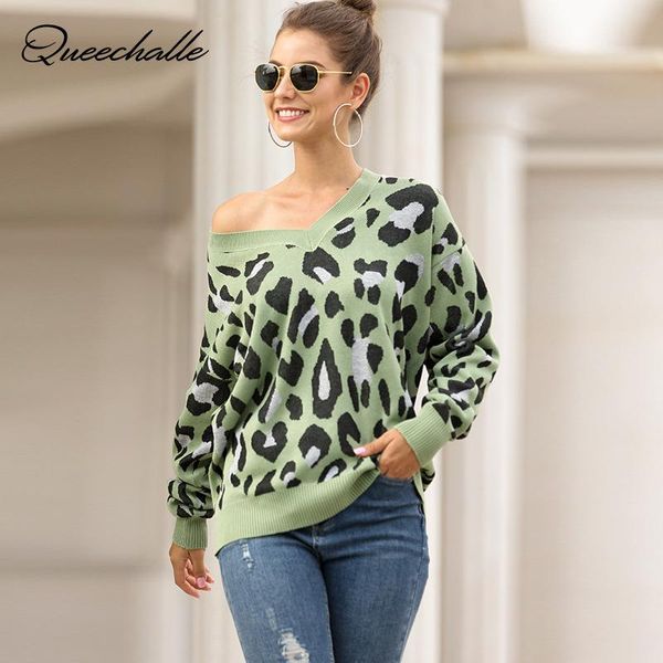 women's sweaters 2021 autumn winter v neck knitted pullovers sweater women casual leopard print full sleeve green white khaki, White;black
women's sweaters 2021 autumn winter v neck knitted pullovers sweater women casual leopard print full sleeve green white khaki, White;black