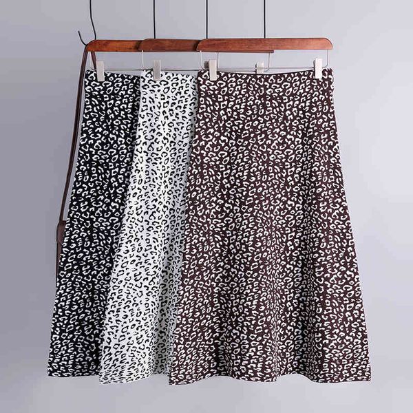 chic leopard knitted skirt women vintage elastic high waist a-line skirt autumn winter warm fashion streetwear skirt 210419, Black
chic leopard knitted skirt women vintage elastic high waist a-line skirt autumn winter warm fashion streetwear skirt 210419, Black