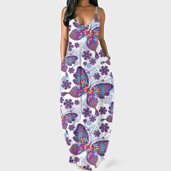 casual dresses women dress butterfly print plus size sleeveless long vintage sundress pocket spaghetti strap loose robe vestidos y2k, Black;gray
casual dresses women dress butterfly print plus size sleeveless long vintage sundress pocket spaghetti strap loose robe vestidos y2k, Black;gray