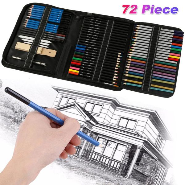 gift sets 72pcs/set drawing pencils set sketch colored painting watercolor metallic complete artist kit art supplies
gift sets 72pcs/set drawing pencils set sketch colored painting watercolor metallic complete artist kit art supplies