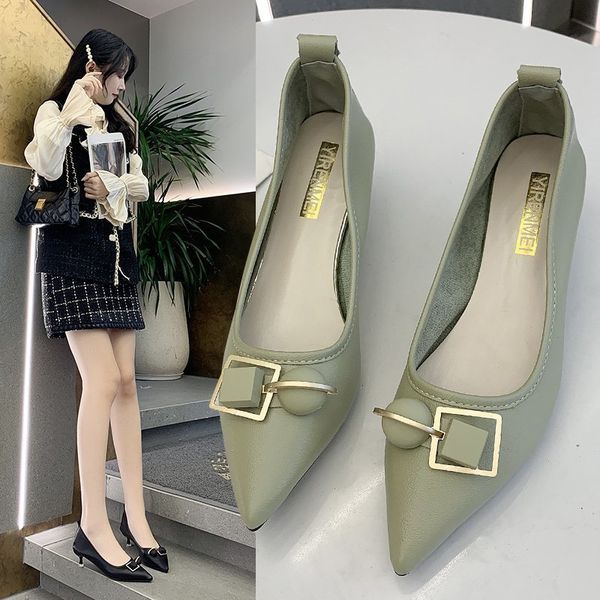 luxury dress shoes girls' pointed high heels in spring and autumn 2021 thin heel temperament fairy shallow mouth metal buckle single sh, Black
luxury dress shoes girls' pointed high heels in spring and autumn 2021 thin heel temperament fairy shallow mouth metal buckle single sh, Black