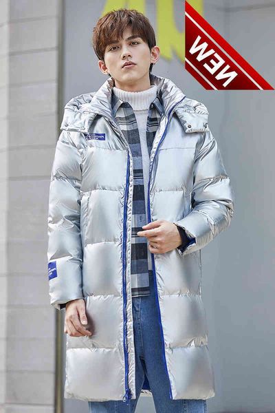 winter 2021 new plush long sleeve warm fashion casual glossy down jacket silver black brand men's hood coat for sking snow
winter 2021 new plush long sleeve warm fashion casual glossy down jacket silver black brand men's hood coat for sking snow